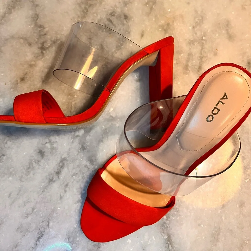 Aldo Burnt Orange Heel - Picture 6 of 8